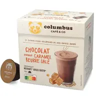 Columbus | Warme Chocolademelk Salted Caramel - 12 capsules voor Dolce Gusto
