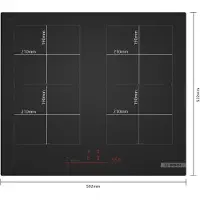 Bosch Inductiekookplaat PVQ61CHB1E Matt Design