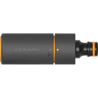Fiskars Tuinspuit, traploos instelbaar, SoftGrip-sproeikop, universele maat, 10,7 cm, Ø 3,6 cm, 59 g, zwart/oranje, 1027088