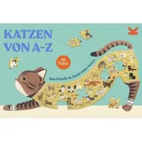 Laurence King Verlag Gmbh Laurence King Verlag, 9783962442866. Katten van A tot Z. Een heel lang puzzel, kleurrijk, groot formaat