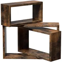 Vasagle Vintage bruine wandplanken