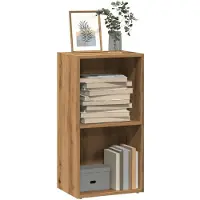 vidaXL Boekenkast 40x30x77 cm bewerkt hout artisanaal eikenkleurig