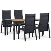 Lifestyle Garden Furniture Lifestyle Essence/Creta 160x90 cm dining tuinset 5-delig