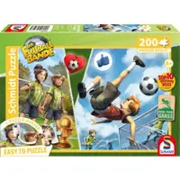Schmidt - Legpuzzel - De voetbalbende, Leons omhaal, - Die Fussballbande - 200 stukjes - Kinderen - vanaf 8 jaar