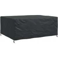 vidaXL Meubelbescherming Effen Zwart 220 x 190 x 85 cm 420D