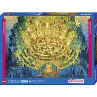 Sonstige Verlage Puzzel Deep Down 2000 - 2000 stukjes - Kleurrijke afbeelding - Meerkleurig