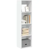 vidaXL Boekenkast 40x30x152 cm bewerkt hout wit