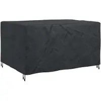 vidaXL Meubelbescherming Effen Zwart 180 x 150 x 85 cm 210D