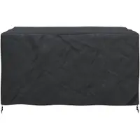 vidaXL Meubelbescherming Effen Zwart 180 x 120 x 74 cm 420D