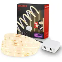 Briloner LED strip Pimp your paneel, starterset, lengte 2,6 m panel, wit / opaal, Woon-/ Eetkamer, Kunststof