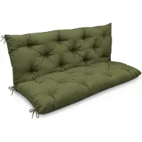 Beautissu Flair BR Bankkussen 150x50x50 cm Olijfgroen – Zit- en Rugkussen