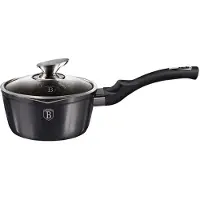 Berlinger Haus Marmeren sauspan met deksel, 16 cm, Carbon Pro, , BH 6907