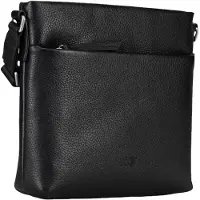 JOST Bags Leren schoudertas Vika Shoulder Bag Black zwart