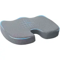 vidaXL Zitkussen Éénkleurig Zwart 47 x 36,5 x 8 cm Traagschuim
