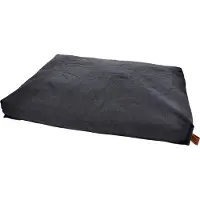 Dynamic24 Grote hondenmat, kussen, honden- en kattenbed, slaapplek, hondenmat, bedje, zwart