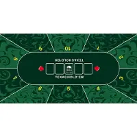Buffalo Pokerkleed groen 180x90cm 3mm