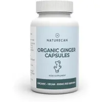 Naturecan Organic Ginger Supplement - 500 mg - 60 Capsules - Biologisch - Spijsvertering