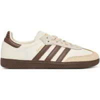 Adidas wäsche Sneakers laag 'Samba' beige / lichtbeige / chocoladebruin / wit