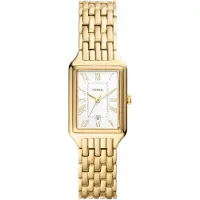 Fossil Analoog horloge 'RAQUEL' goud / wit
