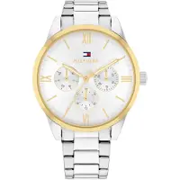 Tommy Hilfiger Analoog horloge 'CAMILLE' goud / zilver / wit