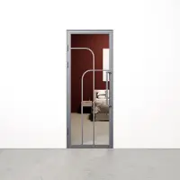 Barnwoodweb Binnendeur met kozijn Double Arc ijzergrijs