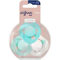 Difrax lovi Fopspeen Dynamisch - Prime Tutti Frutti - 0 tot 6 Maanden - Groen - 3 Stuks