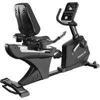 Tunturi Signature E30-R Ligfiets - Fitness fiets met lage instap - Ergonomisch verstelbaar - Met transportwielen - Zwart