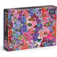 Galison Troy Litten Butterflies In the Sweet Peas 1000 Piece Puzzle