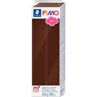 Fimo soft boetseerklei 454 g chocolade