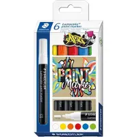 Staedtler Lumocolor paintmarker, set van 6
