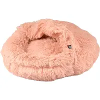 Dynamic24 Pluche hondenbed, 55 cm. Kattenbed, hondenmand, kussen voor honden, slaapplek voor honden en katten