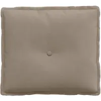 vidaXL Rugkussen Zwart 80 x 50 cm Microvezel Stof