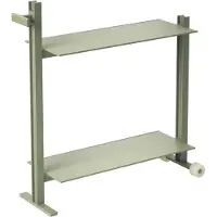 Museum Trolley serveerwagen Groen, 74,5x77,5x24 cm