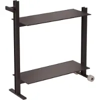 Museum Trolley serveerwagen Donkerbruin, 74,5x77,5x24 cm