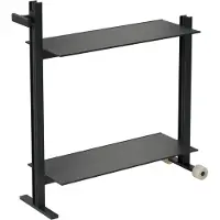 Museum Trolley serveerwagen Zwart, 74,5x77,5x24 cm