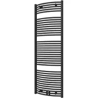 Boss & Wessing Handdoekradiator palimi gebogen 1775x600 mm black graphite