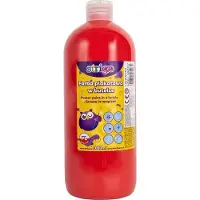 Strigo Plakkaatverf Rood 1000 ml - Wasbaar, Veelzijdig