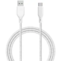 Upström Ëssentials by USB-A naar USB-C Kabel 60W – Oplaadkabel 2,5m – Snelladen & Datalabel – voor Samsung, Android & iPhone 15 (USB-C) - Gerecycled & Extra Sterk