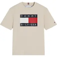 Tommy Hilfiger Shirt 'Heritage' beige / rood / zwart / wit