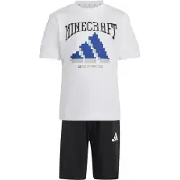 Adidas Trainingspak 'x Minecraft' blauw / zwart / wit