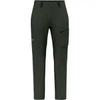 Salewa - Women's Puez Hemp/DST Pant - Trekkingbroek 36, zwart/olijfgroen