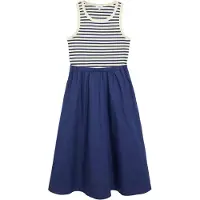 s.Oliver Jurk donkerblauw / wolwit