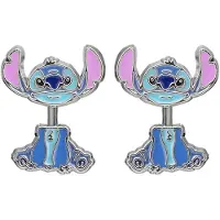 Lilo & Stitch - Disney Oorstekers - Stitch - zilverkleurig | Maat Standard