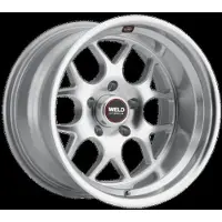 Weld Solana 22x9.5 / 6x135 BP / ET25 / 87.1mm Bore - Gloss Silver Machined Wheel