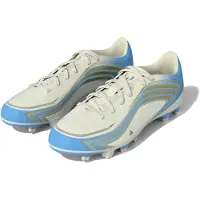 Adidas F50 Messi Club Gras / Kunstgras Voetbalschoenen (MG) Wit Lichtblauw Goud