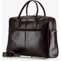 Light Prestige Da Vinci Collection - Dames Laptoptas - Bruin - Echt Leer - Accessoires