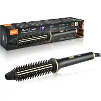 RAF 2-in-1 krultangborstel en stijltang, 60 W, snelle PTC-opwarming, keramische coating, voor vrouwen, dagelijks thuis-styling
