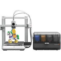 Anycubic x JOYBUY Kobra 4 Combo Smart Multicolor 3D-printen met Precisie Automatische Nivellering en Actieve Filamentdroging