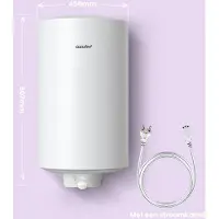 Comfee ' D50-15EFG wandgemonteerde elektrische voorraadboiler, capaciteit 50 L, afstandsbediening via wifi en mobiele app, klein en compact, eenvoudig te installeren, wit, energie-efficiëntieklasse B