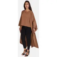 Elara Cape chocoladebruin